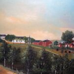 Ekholmen Säteri tavla målad 1887
